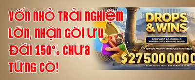 Siêu Ưu Đãi Chào Mừng 100% promotion banner